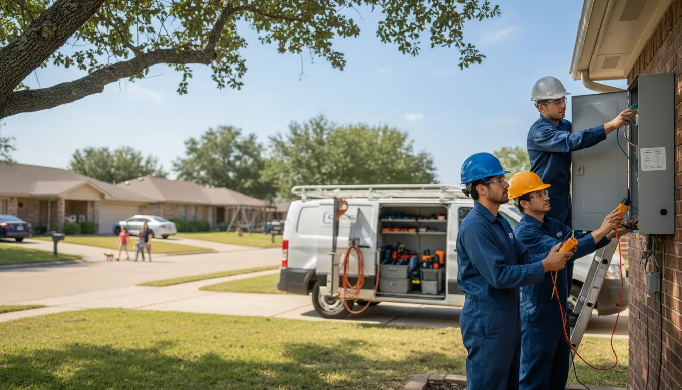 Certified electrician providing emergency electrical services in Robbinsville, NC